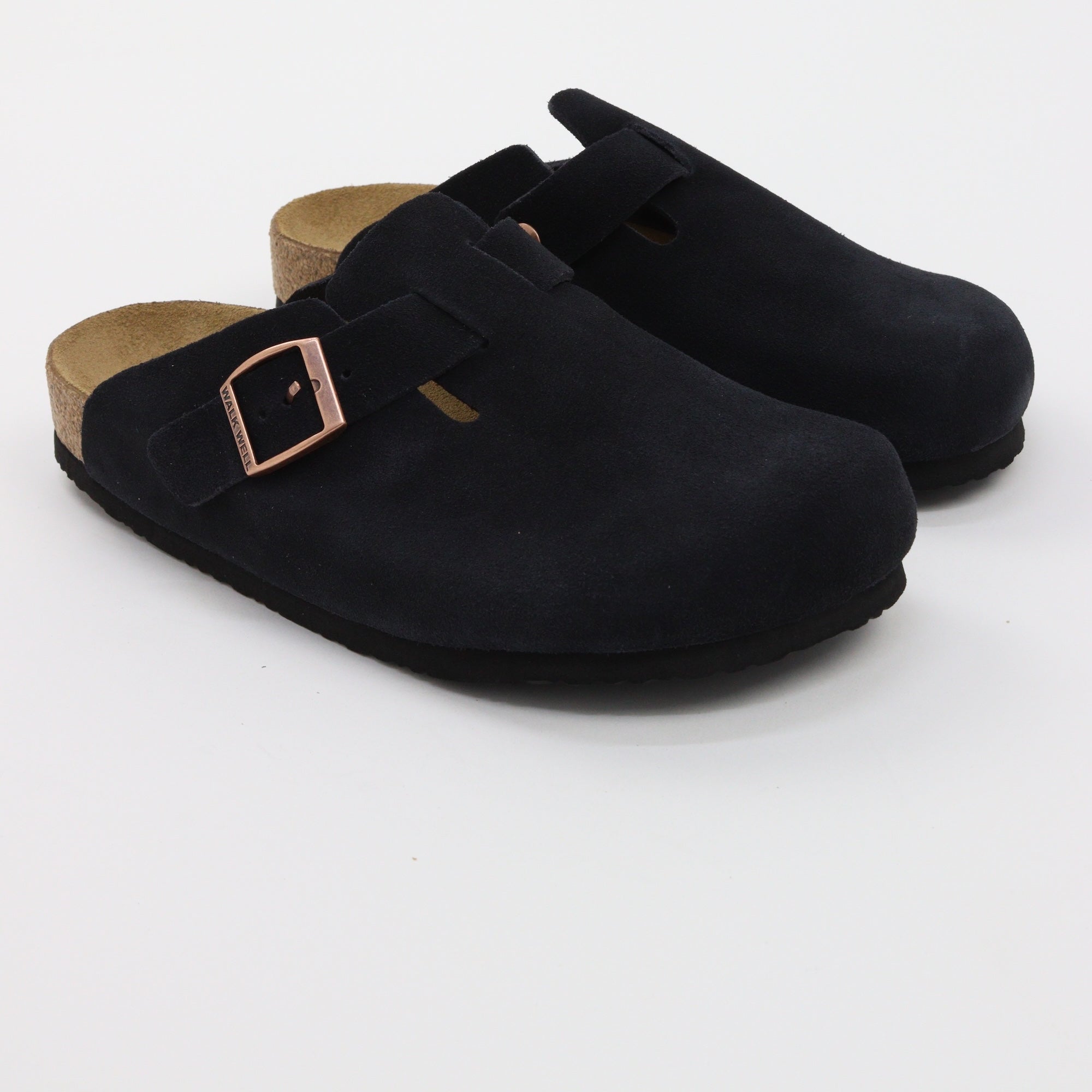 Genuine Suede Clogs By Walk Well