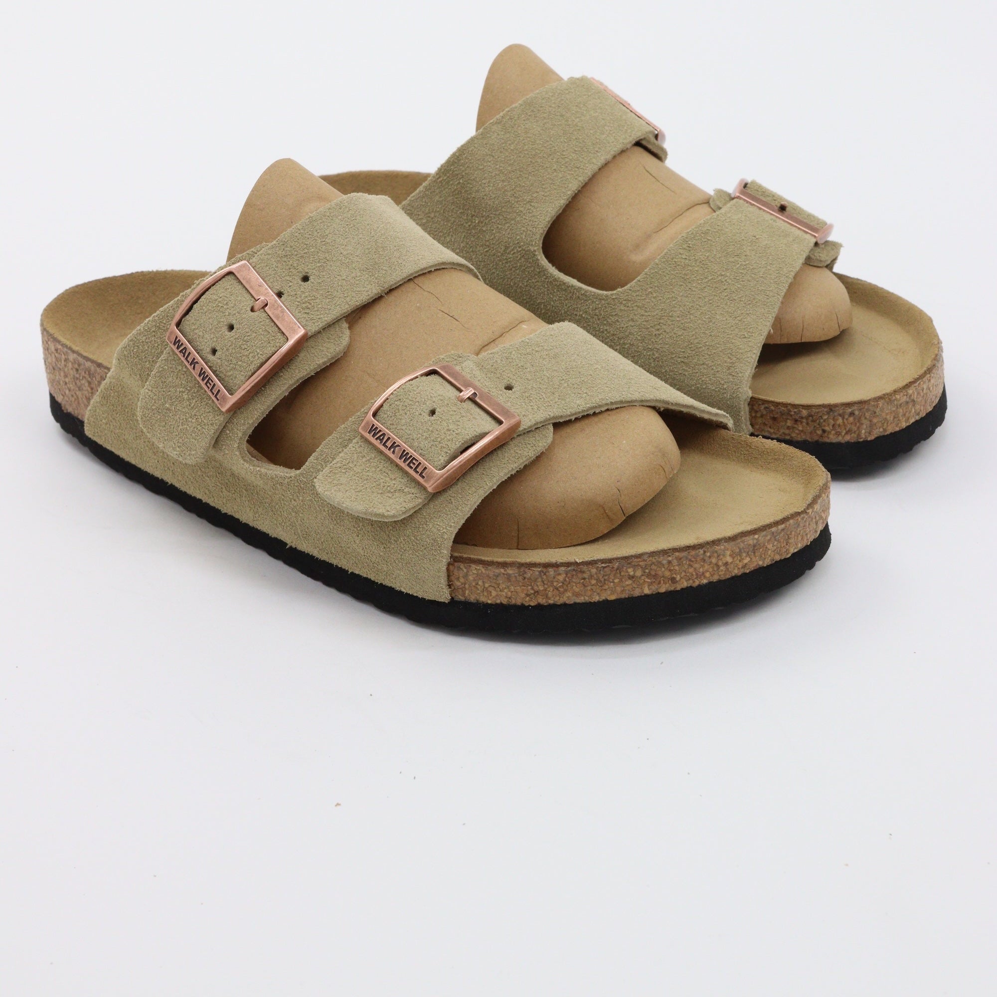 Genuine Suede Slides By Walk Well