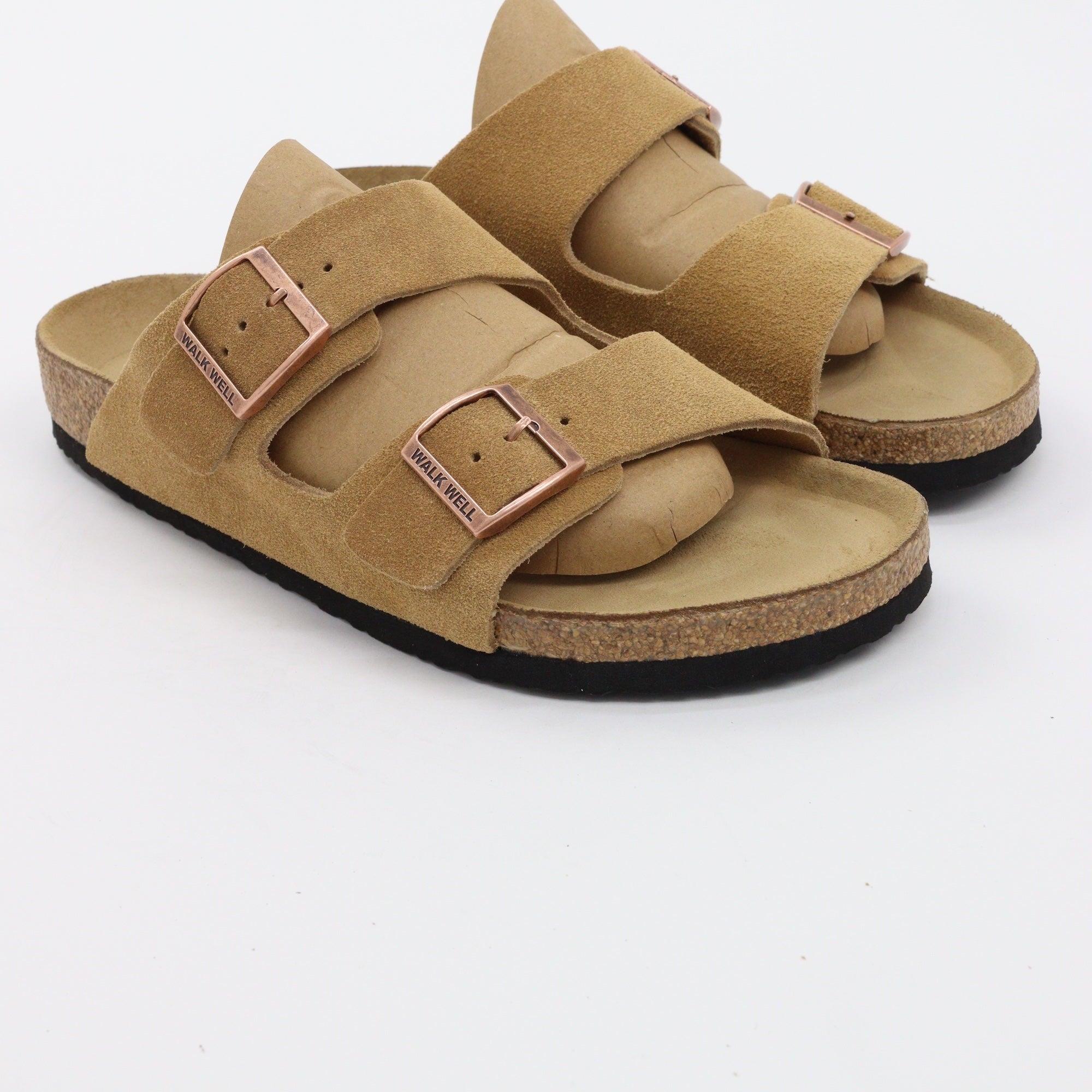 Genuine Suede Slides By Walk Well