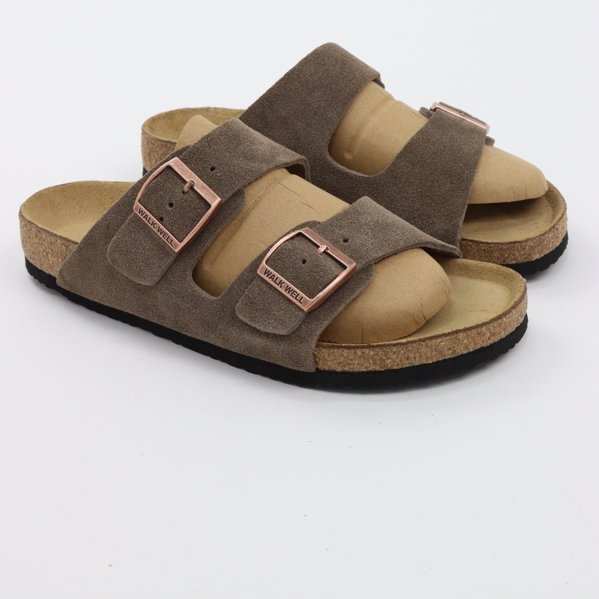 Genuine Suede Slides By Walk Well