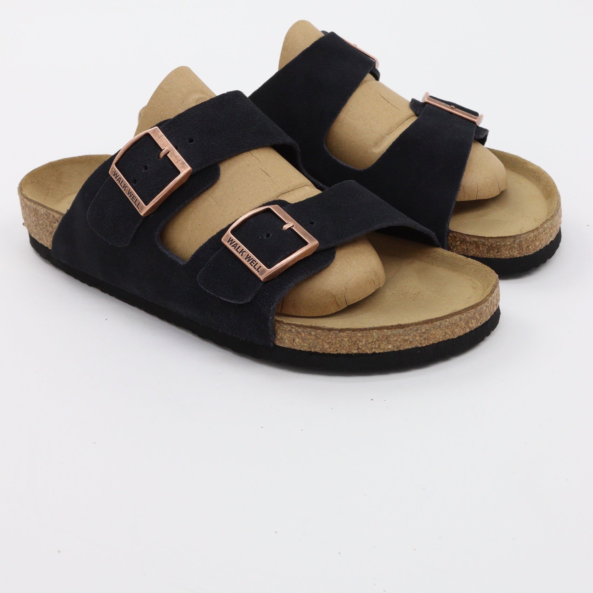 Genuine Suede Slides By Walk Well
