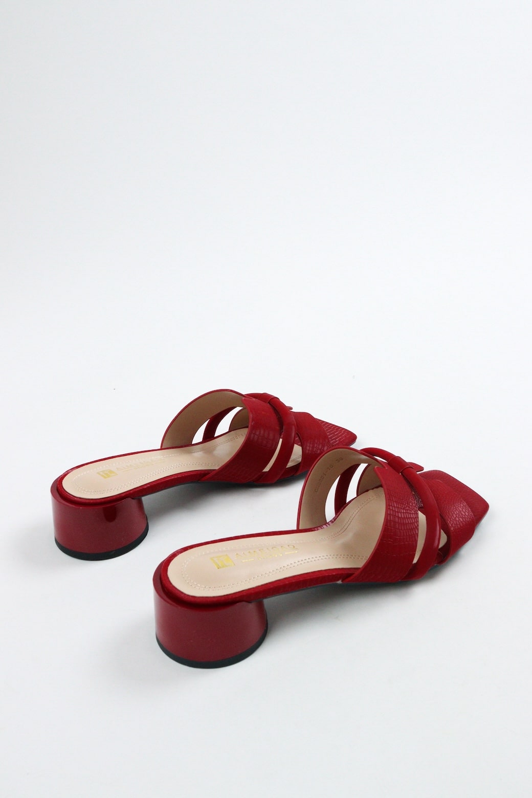 women's maroon block heels