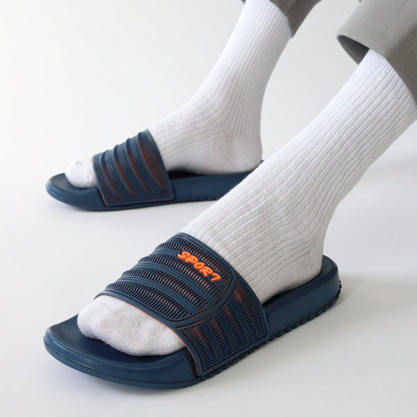 Men's Blue Beach Slides