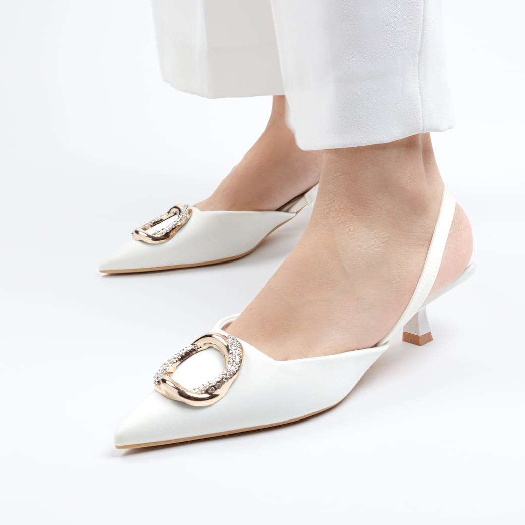 Yunai - Women's Kitten Mules