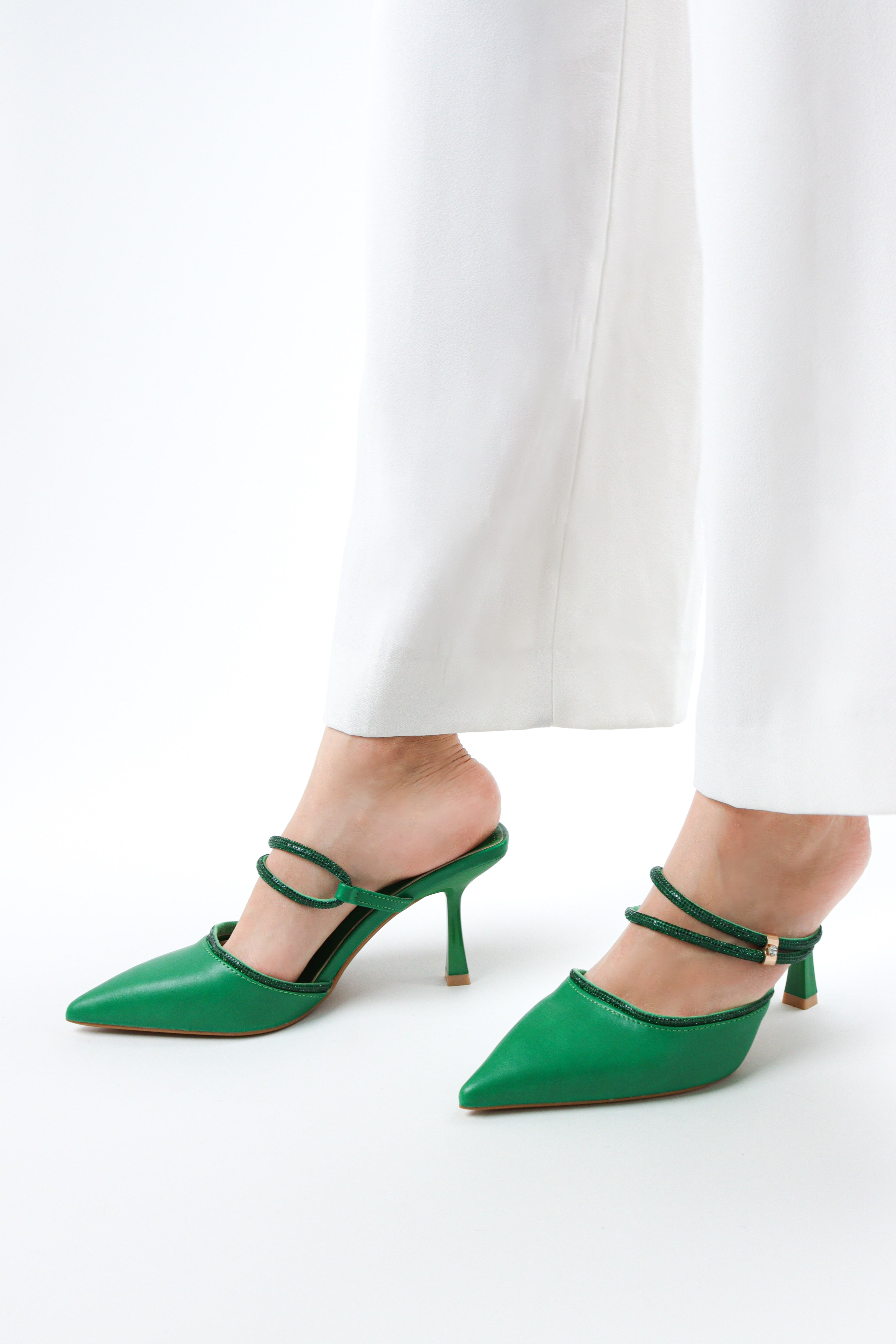 Green Women's Stiletto Heels