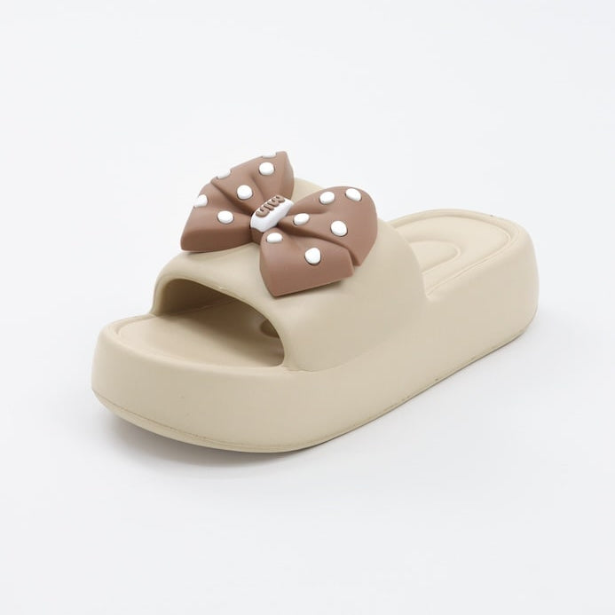 Viny - Women's Bow Chunky Slides