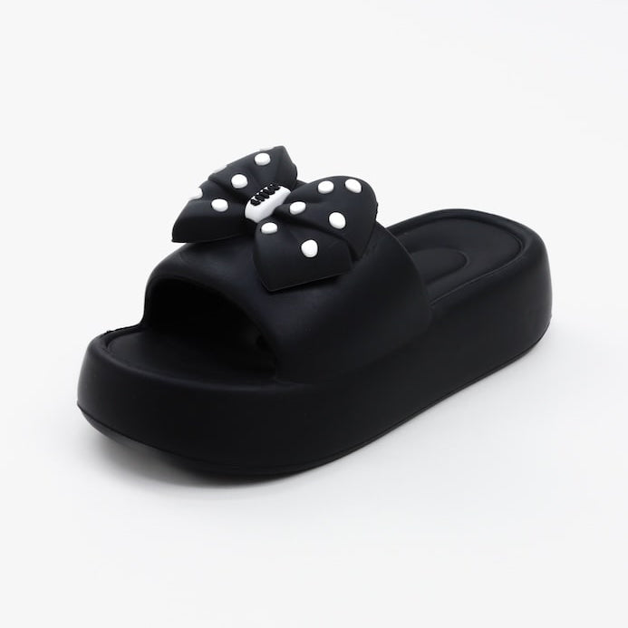 Viny - Women's Bow Chunky Slides