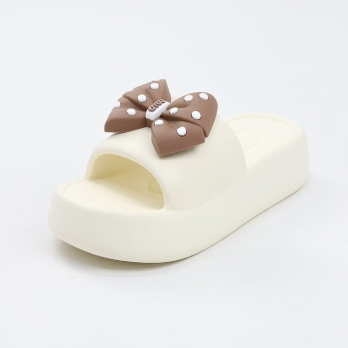 Viny - Women's Bow Chunky Slides