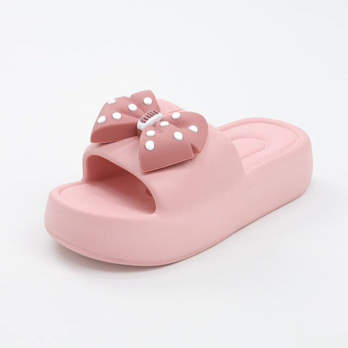 Viny - Women's Bow Chunky Slides