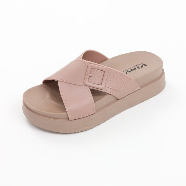 Viny - Women Cross Chunky Slides
