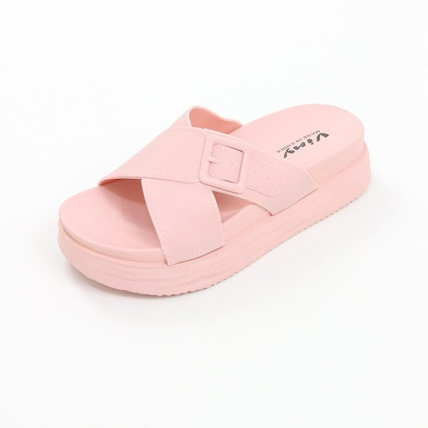 Viny - Women Cross Chunky Slides