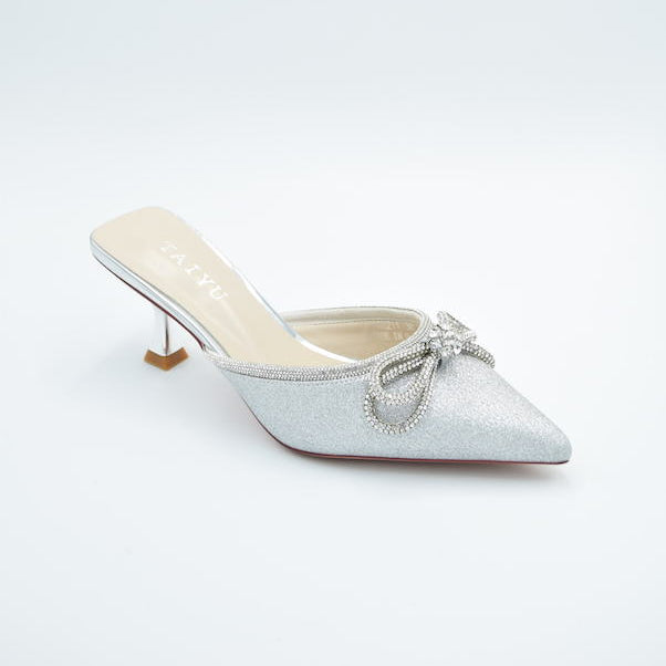 Taiyu - Women's Bling Bow Mules