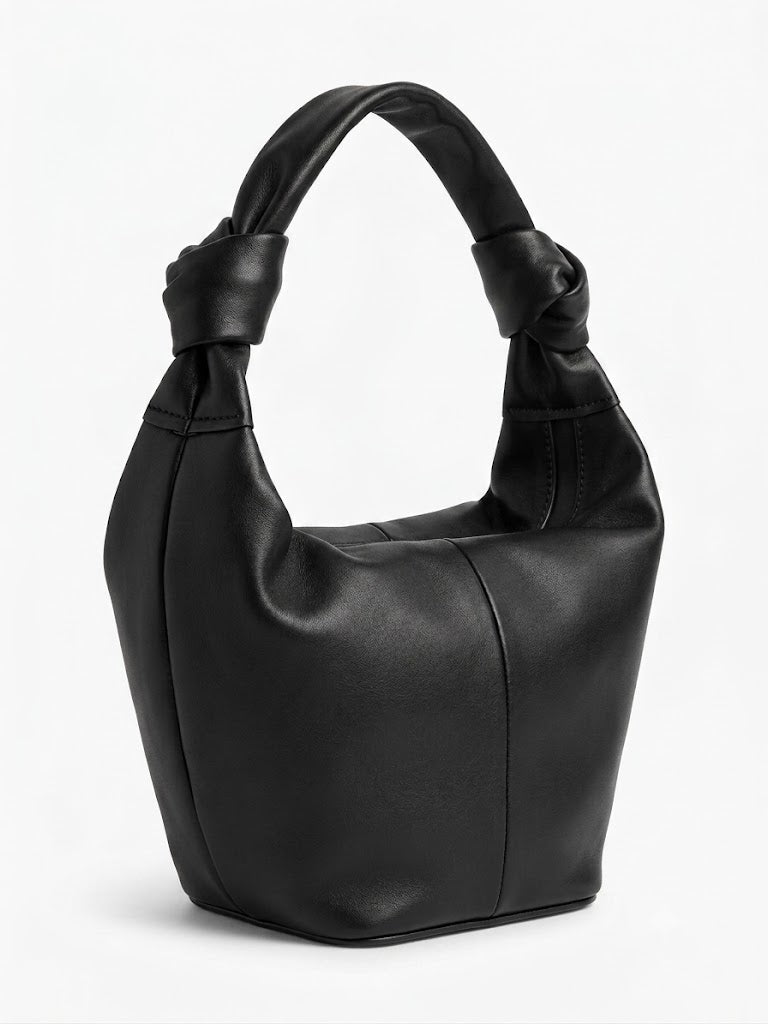 Viny Soft Hobo Shoulder Bag – Knotted Strap Detail
