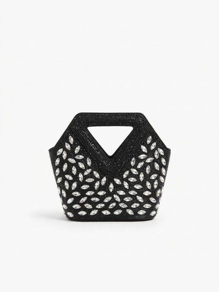 Viny Women's Crystal Beaded Clutch Bag