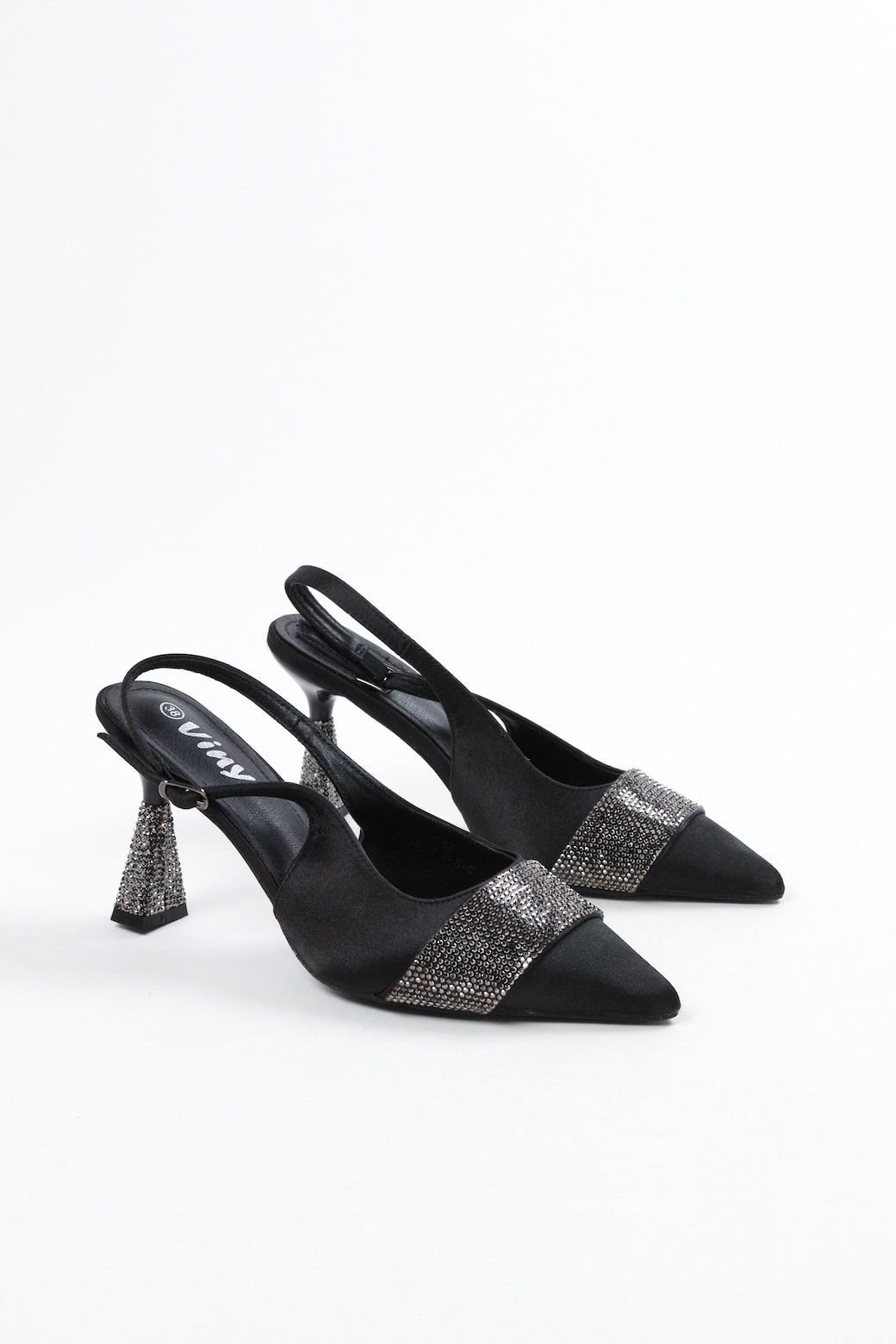 Black Women's Sparkle Heels