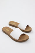 Women's Alligator Texture Slides