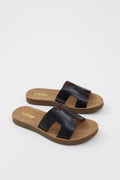 Women's Alligator Texture Slides