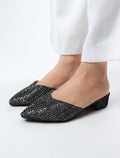 Women's Bling Block Mules