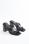 Viny Women's Sparkle Block Heels