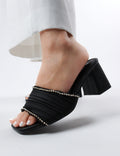 Viny - Women's Satin Block Heels