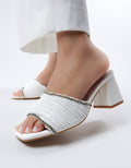 Viny - Women's Satin Block Heels