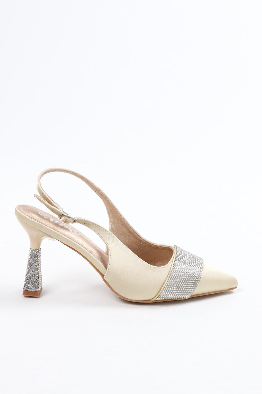 Nude Women's Sparkle Heels