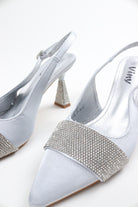 Women's white Sparkle Heels