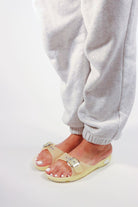 Beige Home Slippers For Women