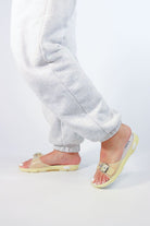 beige Home Slippers For Women