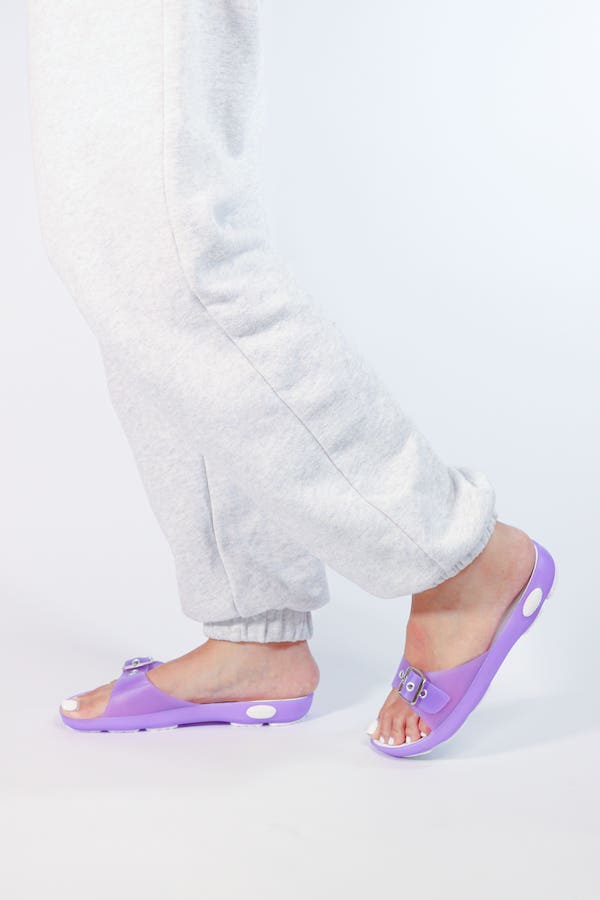 Purple Home Slippers For Women