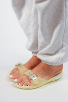 Beige Home Slippers For Women