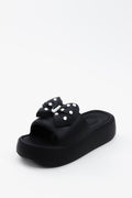 Viny - Women's Bow Chunky Slides