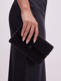 Viny Pearl Beaded Clutch Bag – Envelope Style
