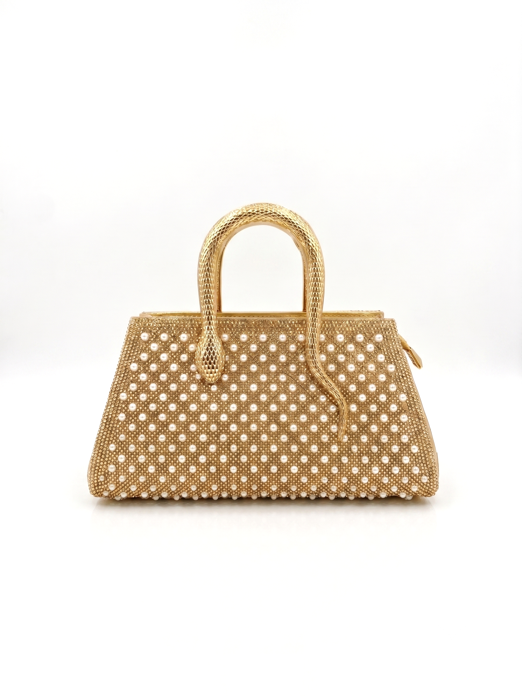 Viny Luxury Rhinestone Shoulder Bag – Snake Handle