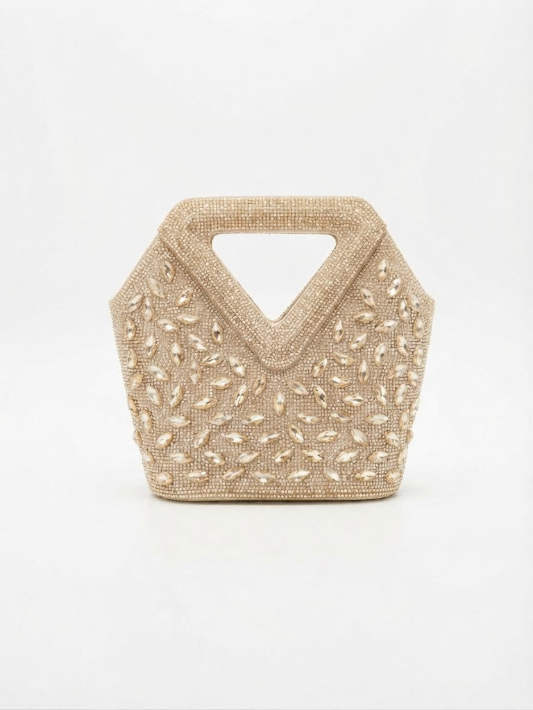 Viny Women's Crystal Beaded Clutch Bag