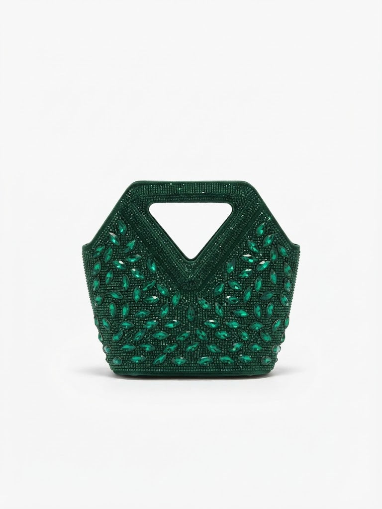 Viny Women's Crystal Beaded Clutch Bag