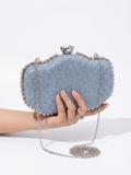 Viny Crystal Minaudière Clutch – Jewel Clasp