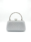 Viny Glitter Clutch Bag – Diamond Clasp