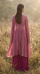 Wine Cape Palazzo Set