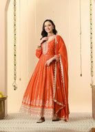 Coral Orange Kurta Set