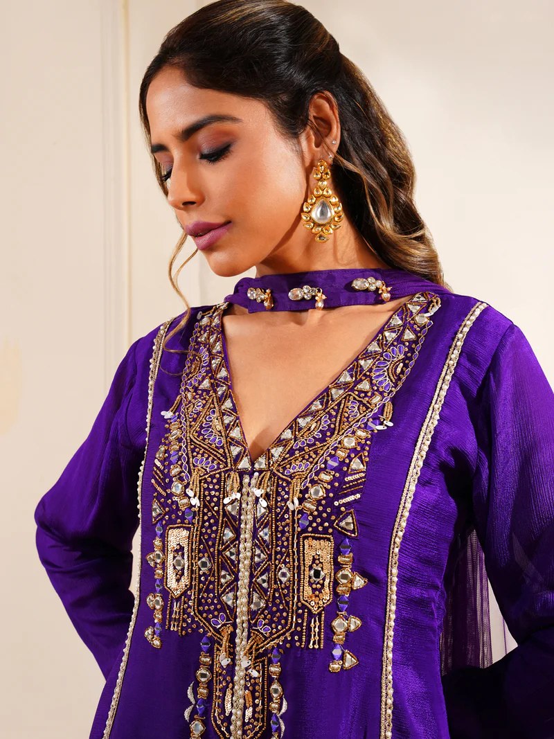 Black & Ivory Kurta Set