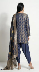 Black & Gold Kurta Set